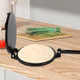 8 Inch & 6 Inch Tortilla Press Aluminum Alloy Tortilla Maker Press Roti Maker For Flour Tortilla Taco(Black & Grey)