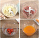 Manual Garlic Chopper 500Ml Pink Cover Abs Resin Hand Pull String Chopper For Crushing Vegetables And Spice (Pink)