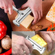 Cheese Slicer With Adjustable Thickness - 5 Pcs Stainless Steel Cheese Cutter With Wire Set - Hand Held Cheese Cutter For Cheddar Gruyere Racletteadjustable Cheese Shaver