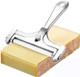 Cheese Slicer With Adjustable Thickness - Stainless Steel Cheese Cutter With Wire - Hand Held Cheese Cutter For Cheddar Gruyere Raclette Mozzarella Cheese Block Adjustable Cheese Shaver