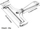 Cheese Slicer With Adjustable Thickness - Stainless Steel Cheese Cutter With Wire - Hand Held Cheese Cutter For Cheddar Gruyere Raclette Mozzarella Cheese Block Adjustable Cheese Shaver