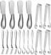 Spreader Knife Setcheese Butter Spreader Knife Cheese Slicer Knife Stainless Steel Blade With Wooden Handles Mini Serving Tongs Spoons And Forks (Option 11)