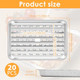 20Pcs Rectangular Aluminum Foil Food Pan Heat Resistant Versatile Aluminum Foil Sheet Pan Asy Cleaning Food Tray For Steamer Baking For Oven