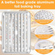 20Pcs Rectangular Aluminum Foil Food Pan Heat Resistant Versatile Aluminum Foil Sheet Pan Asy Cleaning Food Tray For Steamer Baking For Oven