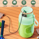 Juice Cup Blender Portablemultifunctional Portable Juicer Cupportable Juicer Cup With Digital Display Small Travel Blender For Shakes And Smoothies (Green)