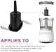 Dlc-2Acbn Fits For Cuisinart Mini Prep Plus Food Processor Replacement Chopping Blade Only Fit Dlc-2A Replacement Blade Compatible With Dlc-2A Dlc-2Atq Dlc-2Ar Dlc-2Apk Et Sharp And Strong Blade