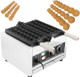 Commercial Waffle Skewer Maker1500W 3-Grid Nonstick Waffle Balls Maker Iron Ball Waffle Stainless Steel Belgium Waffle Ball Stick Maker For Restaurant Snack Bar Street Stall