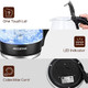 Aigostar Panini Press Grill Sandwich Maker And Small Mini Electric Kettle 1L 1100W