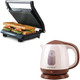 Aigoatar Panini Press Grill And Aigoatar Small Electric Kettle 1L