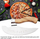 Handmade Viking Pizza Axe Pine Wood Handle Viking Pizza Cutter Axe Stainless Steel Medieval Pizza Cutter For Home Restaurant Bar