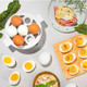 Aroma® Overly Easy Egg Cooker Steamer And Electric Egg Poacher Xl Capacity Egg Steamer Fits 7 Eggs