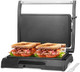 Baker'S Friend Mini Panini Press Electric Griddle 2 Slices Of Panini Grill Press Sandwich Maker Press Sandwichera Electrical For Pancakes & Eggs Oil Tray Non Stick Surfaces Stainless Steel