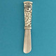 Basic Spirit Tree Of Life Paté Knife 4.5-Inches(Length) Pewter Handle With Stainless Steel Blade Lead- Tabletop Collection For Kitchen Décor