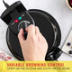 Bella Classic Waffle Iron 4 Square Belgian Waffle Maker Non-Stick Extra Large Plates For Easy Cleanup Cool Touch Handles Stainless Steel Black 1400W