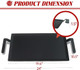 Carbon Steel Griddle Induction Compatible Stove Top Grill Griddle Open Flamegas Stove Top
