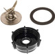 Blendin Replacement Ice Crusher Blade With Jar Base Cap Rubber O Ring Sealing Ring Gasket Combo Accessory - Compatible With Oster And Osterizer Blenders - Blender Replacement Parts & Accessories