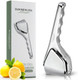 Lemon Squeezer - Stainless Steel Compact & Heavy-Duty Citrus Press Juicer With Ergonomic Handle & Built-In Filter Premium Quality Manual Squeezer For Lime Lemon And Small Oranges.