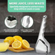 Lemon Squeezer - Stainless Steel Compact & Heavy-Duty Citrus Press Juicer With Ergonomic Handle & Built-In Filter Premium Quality Manual Squeezer For Lime Lemon And Small Oranges.