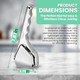 Lemon Squeezer - Stainless Steel Compact & Heavy-Duty Citrus Press Juicer With Ergonomic Handle & Built-In Filter Premium Quality Manual Squeezer For Lime Lemon And Small Oranges.