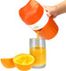 Hand Juicer Citrus Orange Squeezer Manual Lid Rotation Press Reamer For Lemon Lime Grapefruit With Strainer And Container 2 Cups