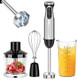 Bonsenkitchen Immersion Blender 20 Variable Speeds & Turbo 4-In-1 Stainless Steel Handheld Blender Powerful Milk Frother For Coffee