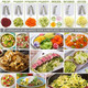 Brieftons 7-Blade Spiralizer & Brieftons Express Food Chopper (8.5-Cup)