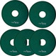 5 Fruit Leather Silicone Dehydrator Sheets Edges Fits Cosori Cfd-N051-W Fits Elite Gourmet Efd319 Round Non-Toxic Lip Efd319 Mold Batter Liquids Fruit Roll Up Leather Circle Reusable