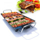Electric Griddle Stove Top Flat Griddle For Breakfast Indoor Bbq Smokeless Indoor Grill Nonstick Cool Touch Handles (Us Plug 110V)