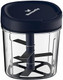 3.8 Cups Premium Plastic Manual Food Chopper Hand Pull String Onion Vegetable Mincer Dishwasher Safe 900Ml Blue