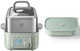 Buydeem G553 5-Quart Electric Food Steamer Bundle With Ct3008 Ceramic Food Storage Container 35 Oz Cozy Greenish