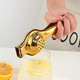 Buyer Star Quality Metal Lemon Squeezer Citrus Juicer Manual Press For Extracting The Most Juice Possible (Rose Gold)