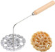 Bunuelos Mold With Handle Rosette Iron Moldswaffle Rosettes Molds 4.8Inch Aluminum Alloy Waffle Molds Achappam Molds Funnel Cake Ring Bunuelo Maker Tools For Baking