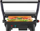 Chefman Electric Panini Grill With Non-Stick Plates 180° Opening Removable Drip Tray & 2-Slice Digital Toaster Pop-Up Stainless Steel Extra-Wide Slots For Bagels Defrost