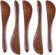 Wood Spreaders Butter Knifes10 Pieces Eco Friendly Japanese Brown Tableware Natural Wood Kitchen Knives Spreaders For Cheese Sandwiches Cheese Breakfastpacks Of 10
