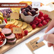 20 Pieces Set Cheese Knives Set With Wood Handle Stainless Steel Cheese Slicercheese Cuttercheese Knife Shaver Fork And Spreader For Charcuterie Board Accessories
