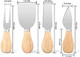 Cheese Knives Set With Wooden Handle Mini Steel Stainless Cheese Knife Set For Charcuterie And Cheese Spread Perfect For Cheese Slicer And Butter Cutter