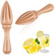 2 Pcs Wooden Citrus Reamer Wood Handheld Hand Citrus Lemon Juicer Easy To Hold Kitchen Juicing Tool Manual Fruit Orange Lime Lemon Juice Reamer Extractor For Daily Home Bar Cafe Restaurant Use