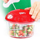 Food Chopper And Processor Original - Chop Dice Puree Vegetables Onions Tomatoes Garlic Meats And Nuts In Just Seconds For Delicious Meals - Perfect For Homemade Salsa