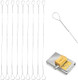Craspire 25Pcs Cheese Slicer Wire 5.7Inch Replacement Stainless Steel Butter Cutter Wire Kitchen Tool For Block Cutting Food Knife Polished Marble Slicing Board Wire