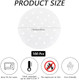 Creatcabin 100Pcs 8 Inch Parchment Paper Steamer Liner Food Steamer Paper Flat Round Air Fryer Bamboo Dumpling Small Perforated Sum Buns Mat Liners Pads For Home Kitchen Restaurant Food Cooking