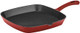 Cuisinart Ci30-23Cr Chef'S Classic Enameled Cast Iron 9-1/4-Inch Square Grill Pan Cardinal Red