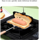 Double-Sided Hot Sandwich Maker Hot Dog Toaster With Removable Handle Nonstick Sandwich Baking Pan Double Sided Frying Pan For Breakfast Double Color