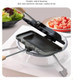 Double-Sided Hot Sandwich Maker Hot Dog Toaster With Removable Handle Nonstick Sandwich Baking Pan Double Sided Frying Pan For Breakfast Double Color