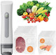 Compact Vacuum Sealer Machine Set Vacuum Sealer For Food Convenient Handheld Both Dry Food And Moist Foods For Rv Boat Galley (Vacuum Sealer And 30 Bags)