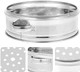 Multi-Function Kitchen Steamer Basket Stainless Steel Food Steaming Dish For Buns Rice Vegetables Easy To Clean Compact Design For Home Cooking