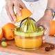 Citrus Lemon Orange Juicer Manual Hand Squeezer With Built-In Measuring Cup And Grater 12Oz Green