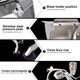 Ejoyous Vegetable Chopper Multi Functional Hand Crank Vegetable Cutter Cheese Grater Hand Crank Food Processor With 5 For Kitchen
