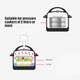Ejoyous Vegetable Chopper Multi Functional Hand Crank Vegetable Cutter Cheese Grater Hand Crank Food Processor With 5 For Kitchen
