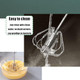 12In-Stainless Steel Hand Mixer Whisk Rotatable Beater Hand Mixer For Mixing. For Cookingbeating&Stirring