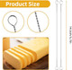 10Pcs Cheese Slicer Wires 5.7 Inches Cheese Cutter Wires Cheeses Slicers Wire For Block Cheese Cheeses Slicer Wire Replacement Stainless Steel Wire For Cheese Slicer Butter Slicer Cutting Board